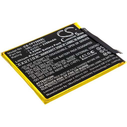 Replacement Battery Neffos NBL-40A2400 for TP804A TP804C - 1