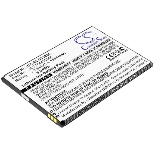 Battery Replacement Blu C775443200L for C050 C110L - 1