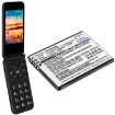AT&T LT14H504357W TL14H504357W Battery Replacement for Flip IV U102AA - 4