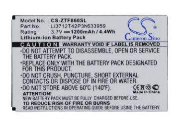 ZTE Li3712T42P3h633959 Battery Replacement for E700 F860 F868 F866 I909 - 1