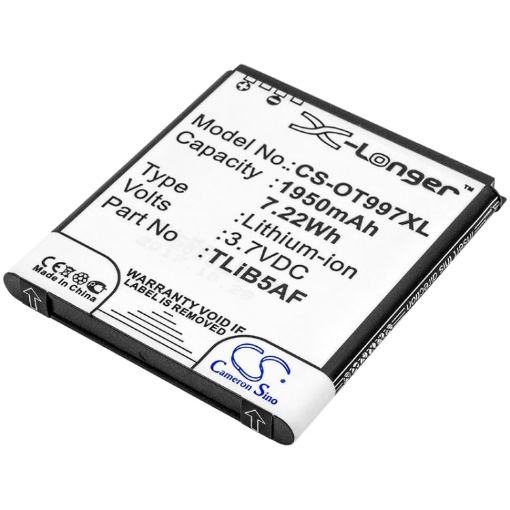 Alcatel Battery Replacement CAB32E0000C1 CAB32E0000C2 CAB32E0002C1 TLiB32E TLiB5AF - 1