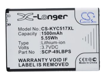 Kyocera SCP-49LBPS Battery Replacement for C5155 C5170 - 1