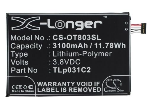 Alcatel TLP031C1 TLp031C2 Battery Replacement for M811 M812 - 1