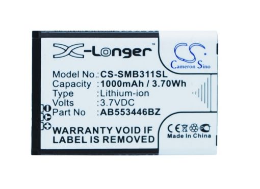 Samsung AB553446BZ Battery Replacement for Gusto 3 SM-B311 - 1