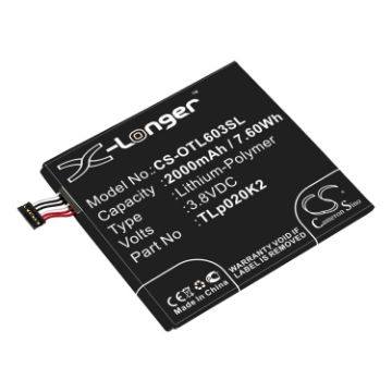 Alcatel C2000023C2 TLp020K2 Battery Replacement for One Touch Idol 3 4.7 - 1