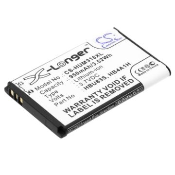 Battery Replacement Huawei HB4A1H HBU83S for Envoy U3900 HWM636 - 1