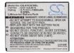 Kyocera SCP-53LBPS Battery Replacement for C6750 Hydro Elite - 5