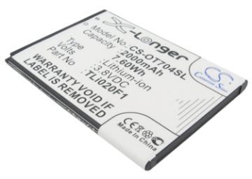 Optus TLi020F1 Battery Replacement for X Spirit - 1