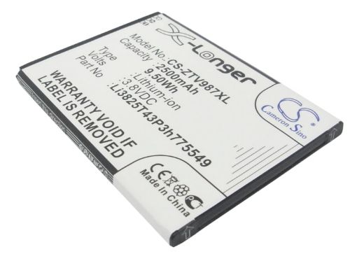 ZTE Li3825T43P3h775549 Battery Replacement for Grand X Quad V987 - 1