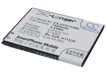 Battery Replacement Doov BL-G28 for D710 iEva D710 - 1