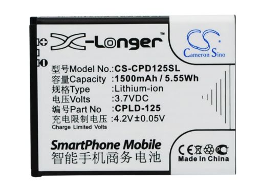 Coolpad CPLD-125 CPLD-134 Battery Replacement for 8017-T00 - 1