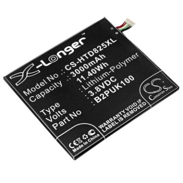 Battery Replacement HTC 35H00258-00M 35H00258-03M B2PUK100 for 2PUK00 D825h - 1