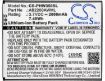 Battery Replacement Philips AB2200AWML for W3500 W3509 - 5
