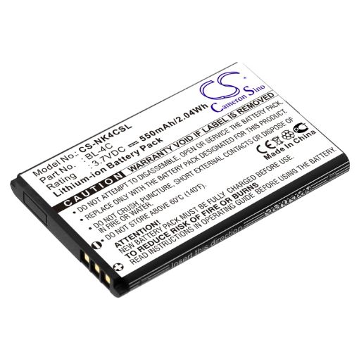 Battery Replacement Manta JB-4C for MS1701 TEL2405 - 1