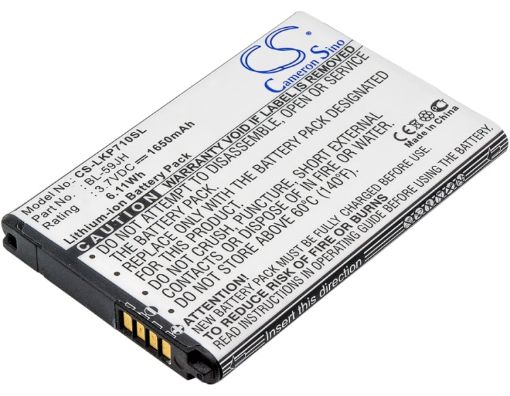 Verizon BL-59JH EAC61998402 Battery Replacement for ENACT Lucid 2 - 1