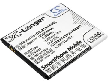 ZTE Li3822T43P3h746241 Li3822T43P4h746241 Battery Replacement for Blade A465 A475 - 1