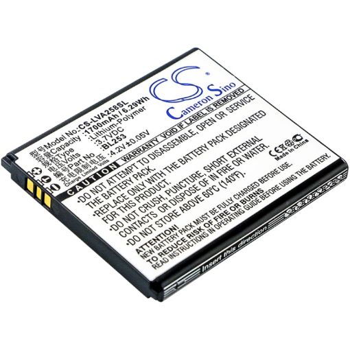 Replacement Battery Lenovo BL253 for A2580 A2860 - 1