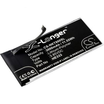 Battery Replacement Nokia HE333 for 8 Sirocco Global Dual SIM - 1