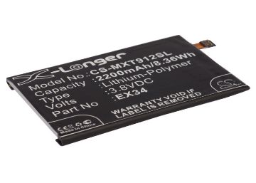 Replacement Battery for Motorola EX34 SNN5923 SNN5923A SNN5923B - 1