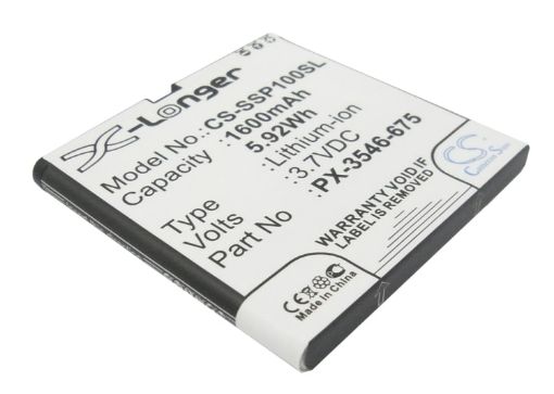 Replacement Battery for Simvalley PX-3546 SP-100 - 1