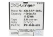 Replacement Battery for Simvalley PX-3546 SP-100 - 5