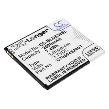 Battery Replacement Blu C706045200P C706045200T for D010 D010U - 1