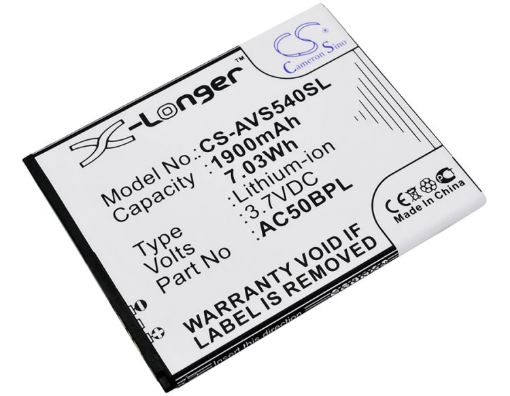 Battery Replacement for Archos AC50BL AC50BLP AC50BPL AL50BPL - 1