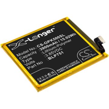 Battery Replacement Oppo BLP751 for K5 PCNM00 - 1