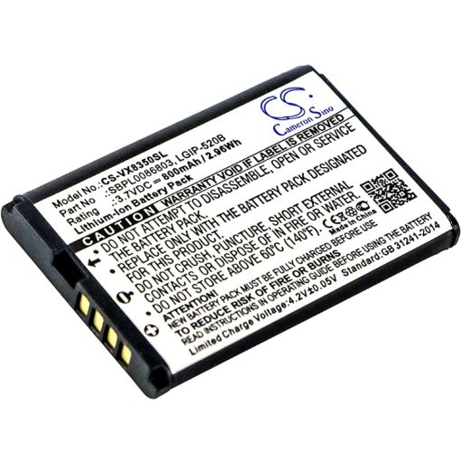Battery Replacement for Metropcs LGIP-320R LGIP-520B SBPL0086803 SBPL0086903 - 1
