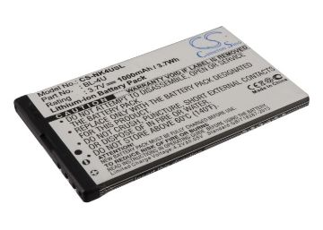 Replacement Battery Nokia BL-4U for 301 301-1 - 1