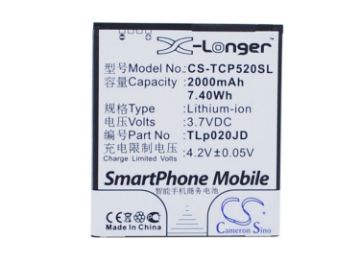 Tcl TLp020JD Battery Replacement for P5181 P518L - 1