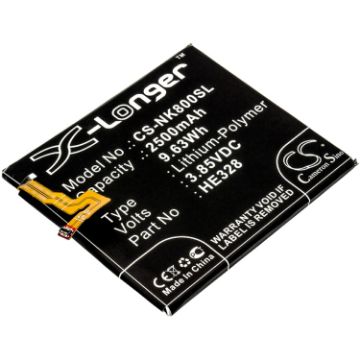 Battery Replacement Nokia HE328 for 8 8 Global Dual SIM - 1