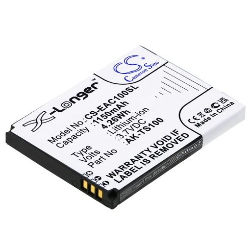 Emporia AK-TS100 Battery Replacement for TELME TS100 & TS100S - 1