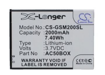 Replacement Battery for Gsmart AC50BOX - 1