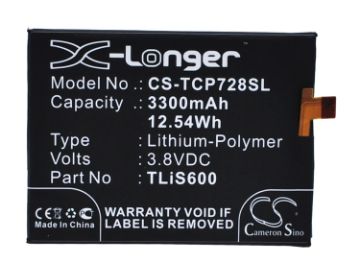 Battery Replacement Umi Li3834t43p6h886740 for Emax Hierro - 1