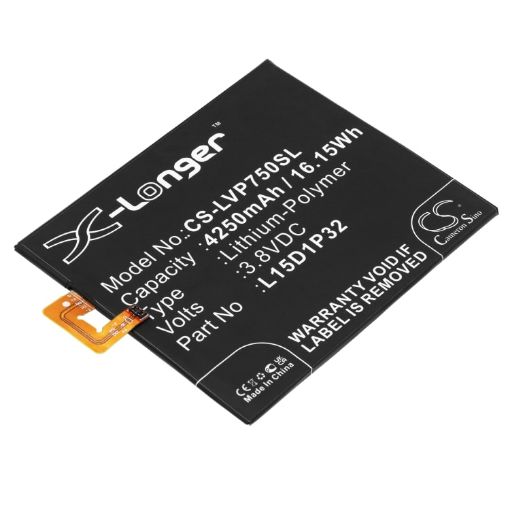 Lenovo L15D1P32 Battery Replacement for PB1-750 PB1-750M - 1