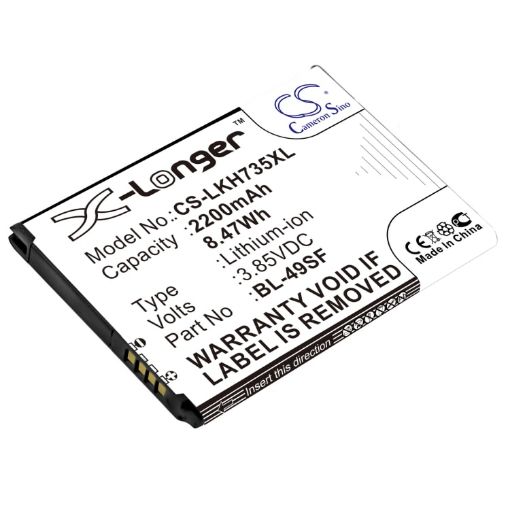 LG BL-49SF EAC92919001 Battery Replacement for G4 Beat G4 Mini - 1