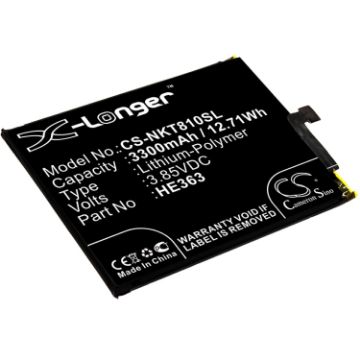 Battery Replacement Nokia HE362 HE363 HE377 for 8.1 TA-1119 - 1
