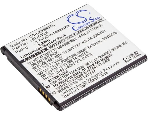 LG BL-53QH Battery Replacement for Escape F160K - 1