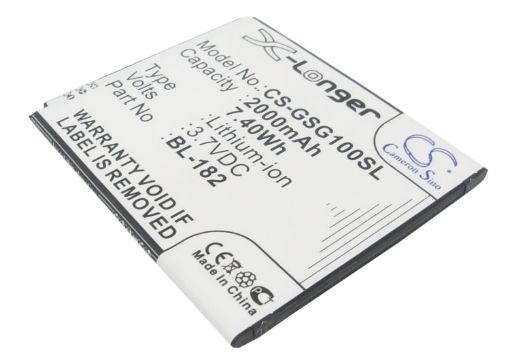 Replacement Battery BL-182 for Gsmart S1 Sierra S1 - 1