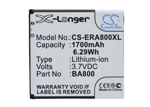 Sony Ericsson BA800 Battery Replacement for Arc HD Hikari - 1