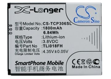 TCL TLi018FH Battery Replacement for J706T P306C - 1