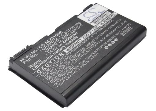 Battery Replacement Acer 23.TCZV1.004 AK.008BT.054 for Extensa 5120 & 5210 - 1