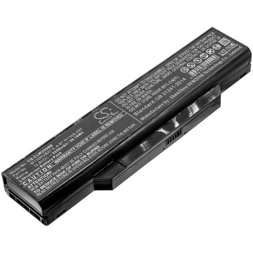 Picture of Battery Replacement Clevo 6-87-W130S-4D7 6-87-W130S-4D71 6-87-W130S-4D72 W130HUBAT-6 for W130EV W130EW