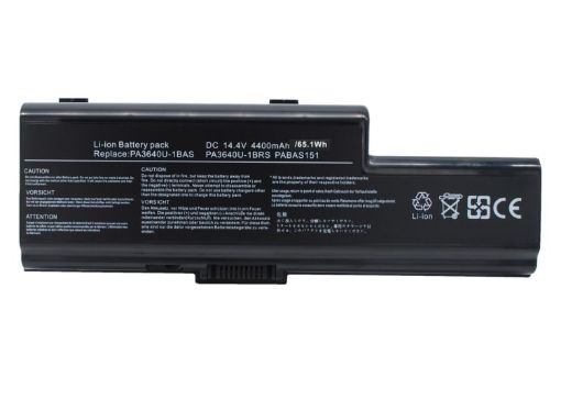 Replacement Battery for Toshiba Qosmio F50 F50-01U PA3640U-1BAS PABAS121 - 1