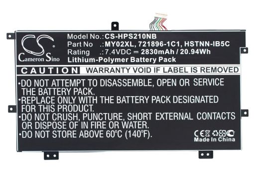 HP Pavilion 11" Battery Replacement 721896-1B1/1C1/2B1/2C1 - 1