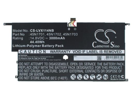 Battery Replacement Lenovo 00HW002 00HW003 45N1700 45N1701 45N1702 45N1703 4ICP5/58/73-2 SB10F4644 SB10F46440 SB10F46441 - 1