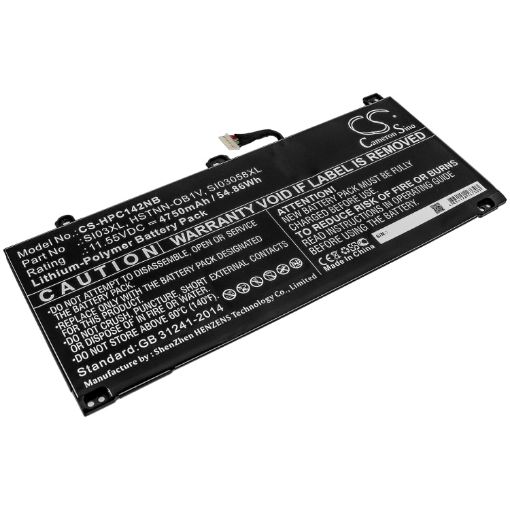 Picture of Battery Replacement Hp HSTNN-IB9S HSTNN-OB1V M12329-1D1 M12329-AC1 SI03058XL SI03XL for Chromebook 14B