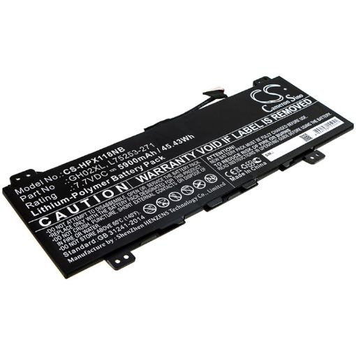 HP GH02XL L75253-271 Battery Replacement for Chromebook 11 G8 EE - 1