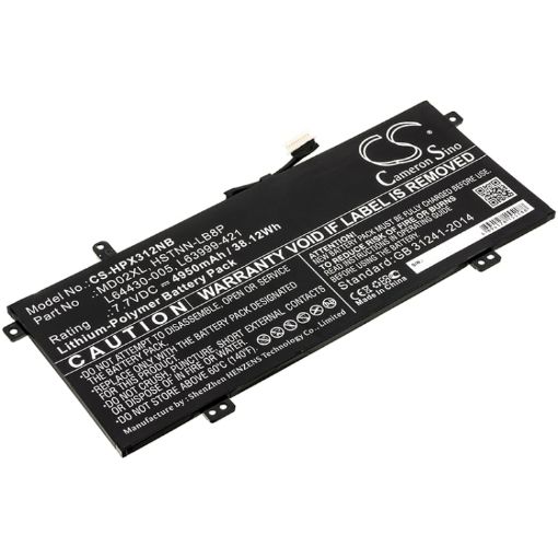 HP HSTNN-LB8P Battery Replacement for Chromebook X360 12B-CA0000NG/NS - 1